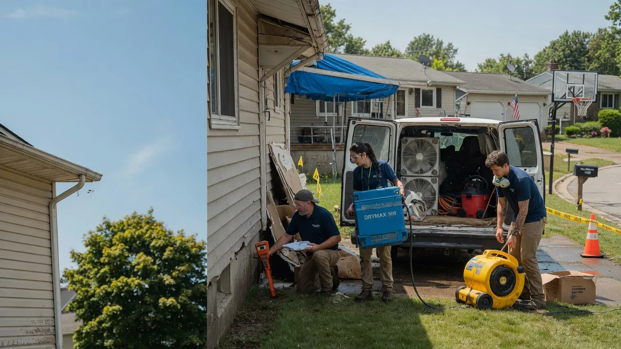 Ceiling Leak Cleanup in Orangeville, IL near me