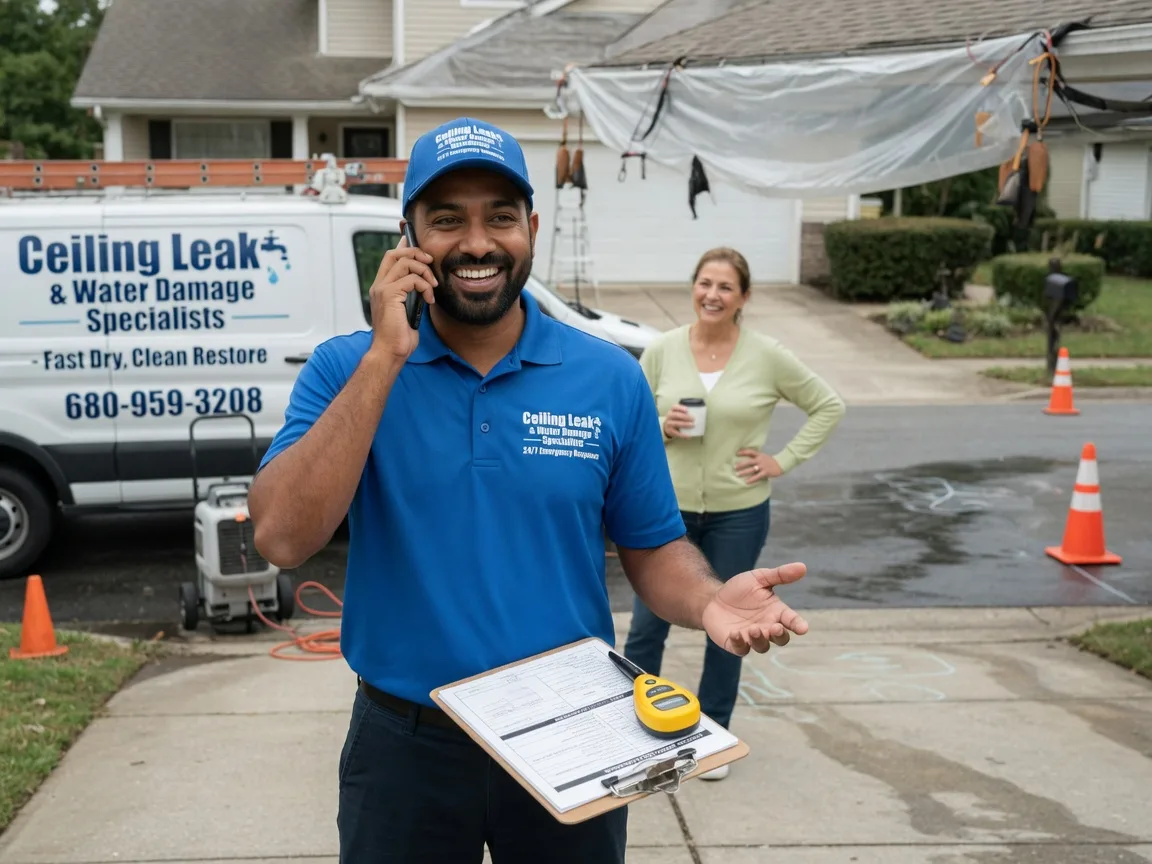 Ceiling Leak Cleanup Orangeville, IL FAQs